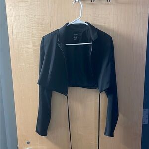 Women's Black Cropped Jacket